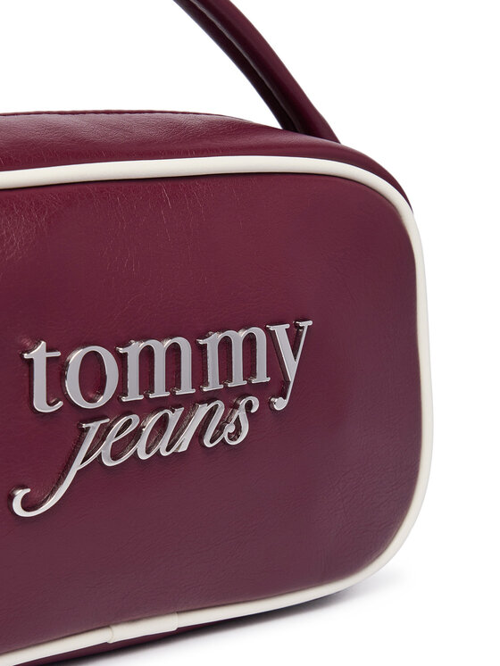 Tommy Jeans Ročna torba Tommy Jeans Tjw Bold Script Camera Bag AW0AW19053 Bordo rdeča
