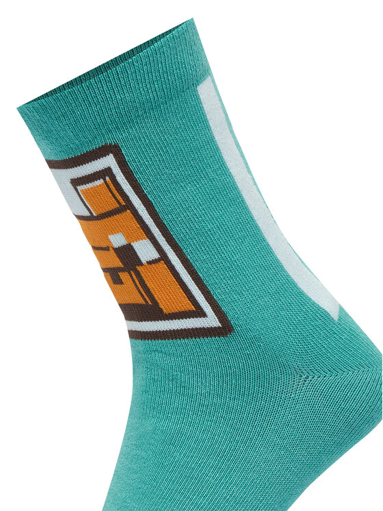 adidas Довгі шкарпетки adidas Adidas Minecraft Youth Socks KR2354 Зелений
