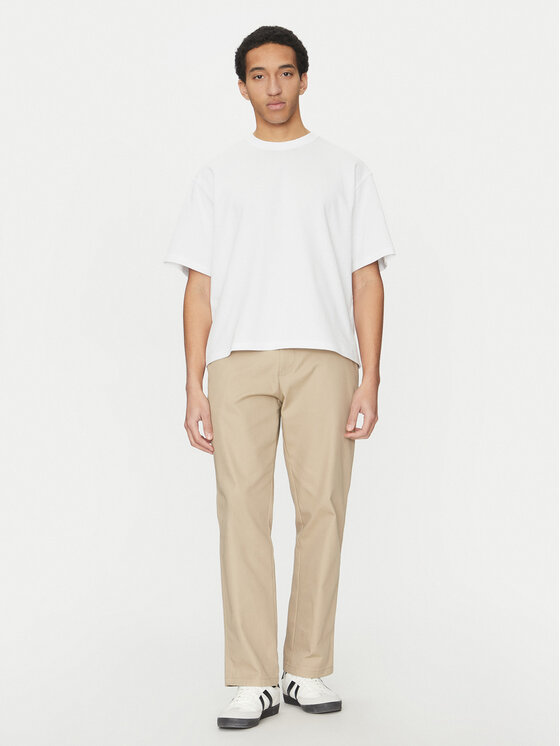 Jack & Jones Jack & Jones Majica Manchester 12275656 Bela Cropped Fit