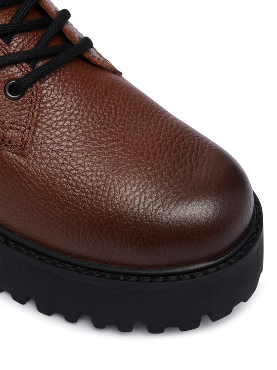 Tommy Jeans Зимни обувки Tommy Jeans Tjw Platform Boots Wl EN0EN03159 Кафяв