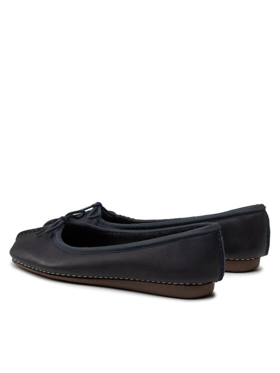Clarks Балетки Clarks Freckle Ice 203529324 Cиній