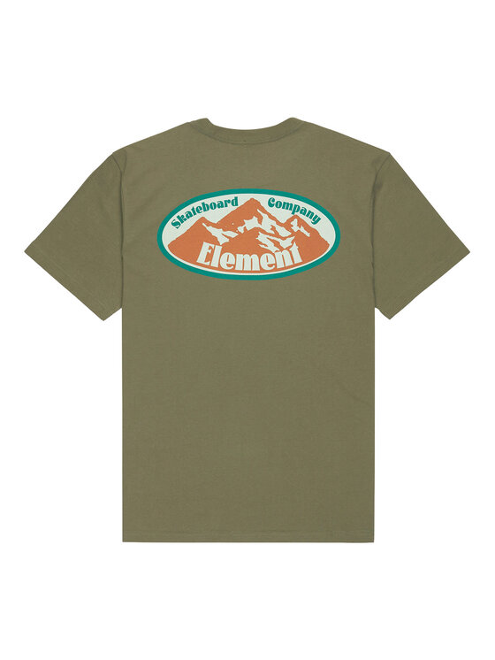 Element Element Camiseta Epic ELYZT00578 Caqui Regular Fit