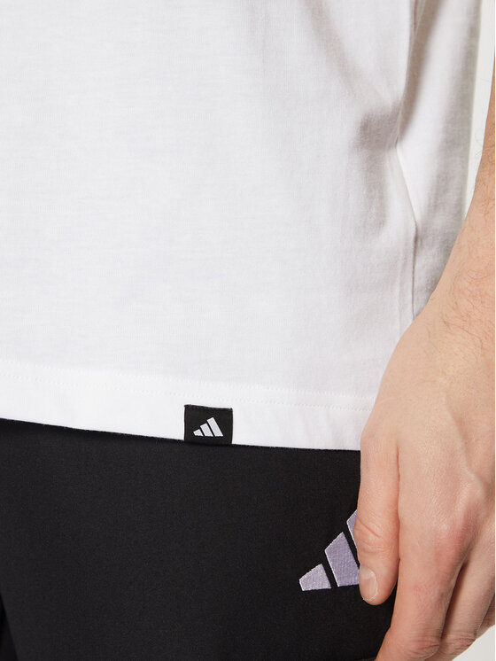 adidas adidas Футболка Messi Icon Graphic JJ1414 Білий Regular Fit
