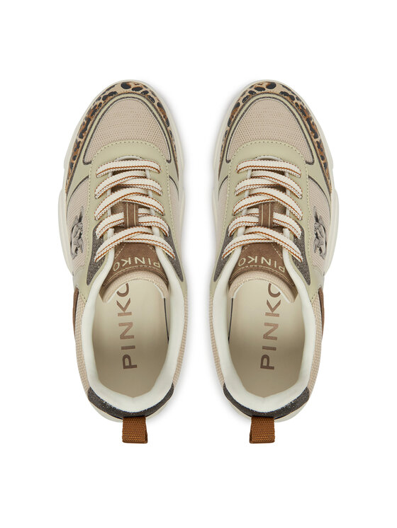 PINKO Sneakersy PINKO Alba 03 SS0211P181 Svetlo béžová