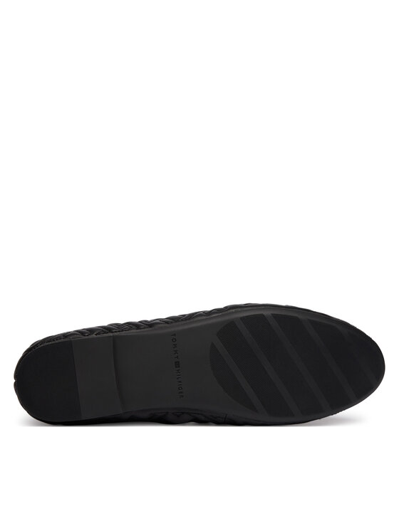 Tommy Hilfiger Balerini Tommy Hilfiger Th Quilted Ballerina FW0FW09264 Negru