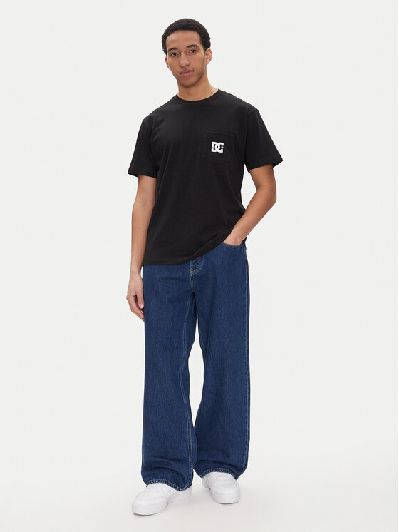 DC Shoes DC Shoes Marškinėliai ADYZT05377 Juoda Heritage Fit
