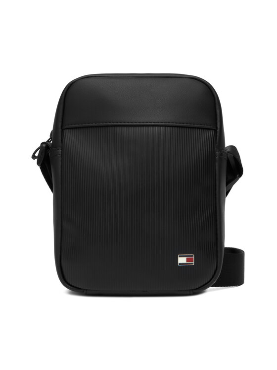 Tommy Hilfiger Saszetka Tommy Hilfiger Th Flag Mini Reporter AM0AM14015 Czarny