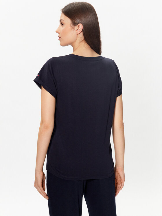 Tommy Hilfiger Tommy Hilfiger Póló UW0UW04525 Sötétkék Relaxed Fit