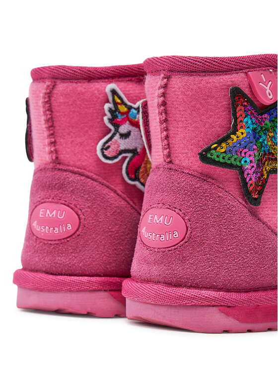 EMU Australia Sniego batai EMU Australia Wallaby Mini Play K12748 Rožinė