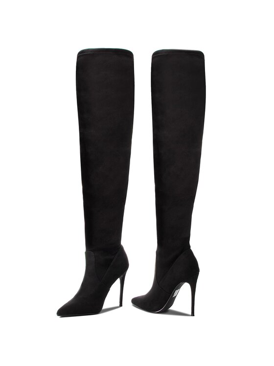 Steve Madden Чоботи Steve Madden Dade Overknee Boot SM11000150-04001-001 Чорний