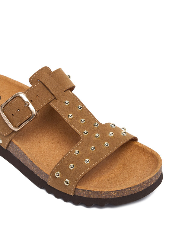Scholl Шльопанці Scholl Luce T-Bat Med. MF00810 Коричневий