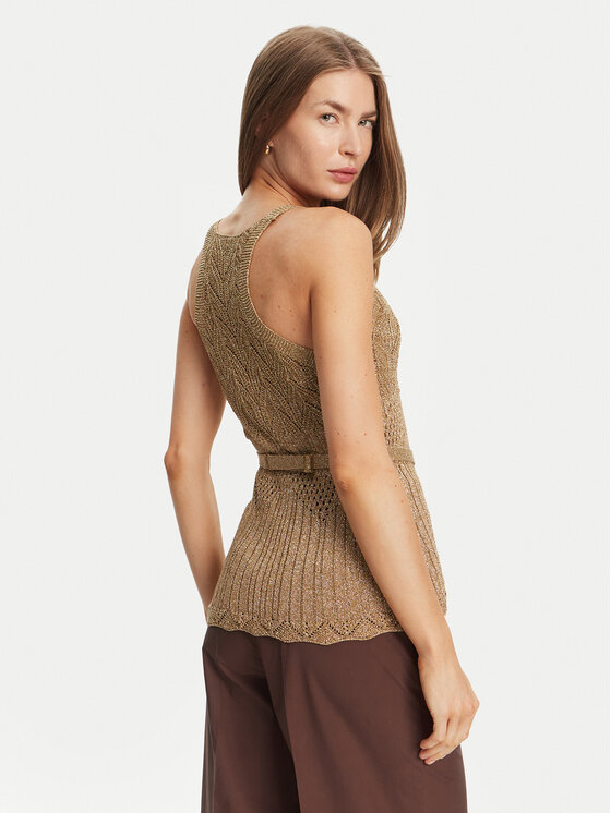 TWINSET TWINSET Топ 251TT3195 Бежевий Slim Fit