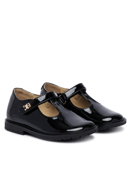Tommy Hilfiger Pantofi Tommy Hilfiger Low Cut Shoe T1A4-35126-0774 Negru