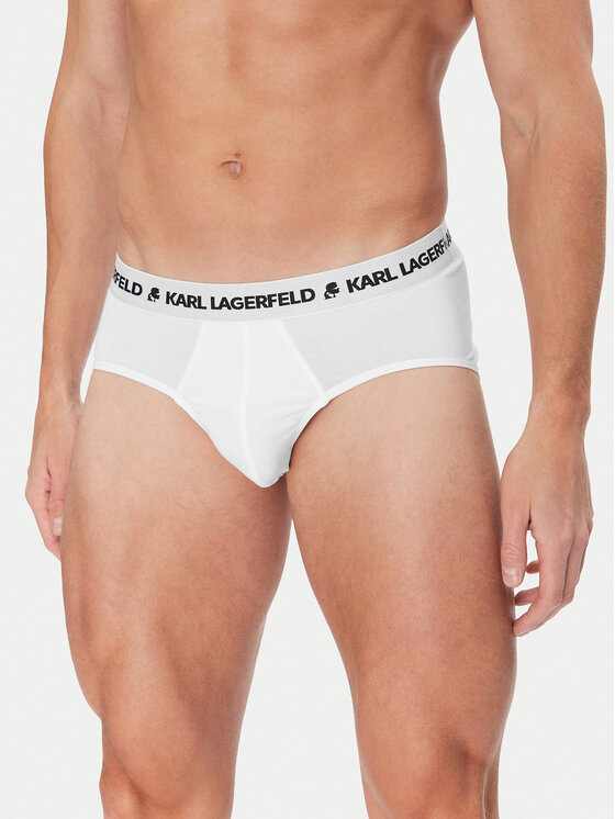 KARL LAGERFELD KARL LAGERFELD Set di slip classici A1M47152 Bianco