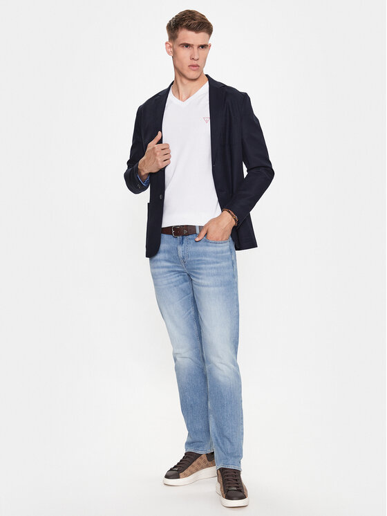 Guess Guess Футболка M2YI37 I3Z14 Білий Slim Fit