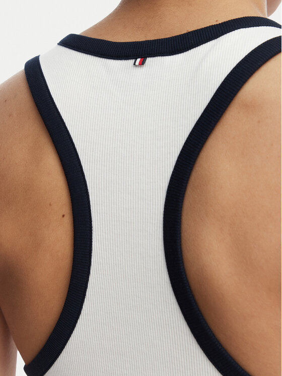 Tommy Hilfiger Tommy Hilfiger Top UW0UW06308 Blanco Regular Fit