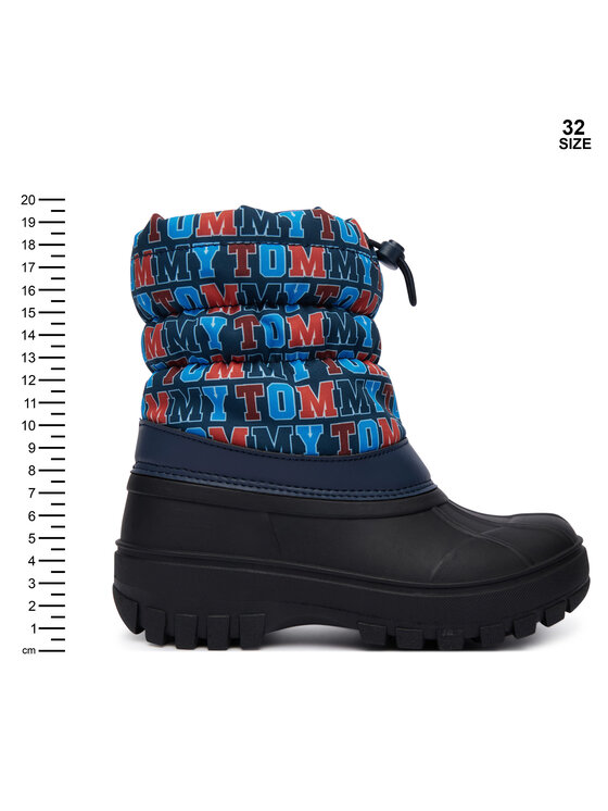 Tommy Hilfiger Śniegowce Tommy Hilfiger Seattle T1XD-35304-1970 S Granatowy