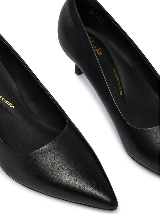 Clarks Туфлі Clarks Zarey Court 26183156 Чорний
