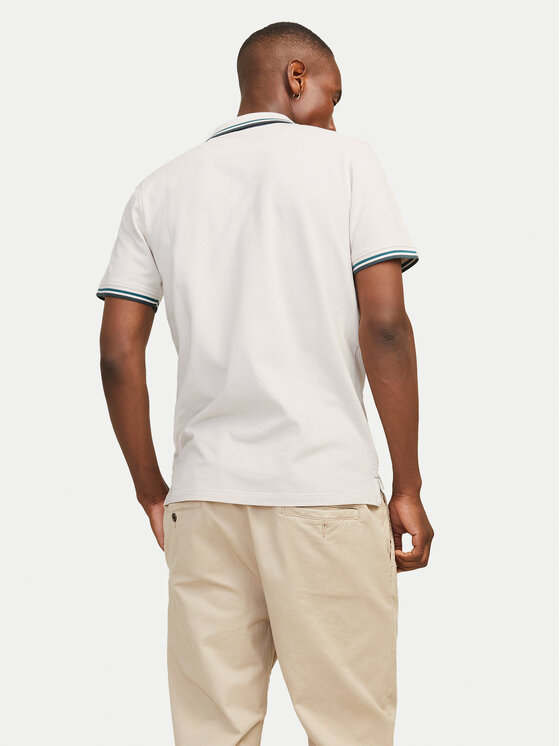 Jack & Jones Jack & Jones Поло Paulos 12136668 Бежевий Slim Fit