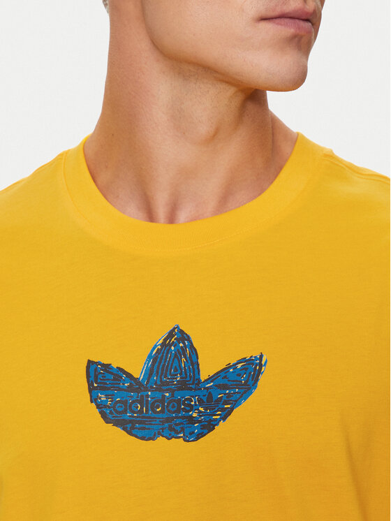 adidas adidas T-shirt Supply Sport IZ2572 Giallo Regular Fit