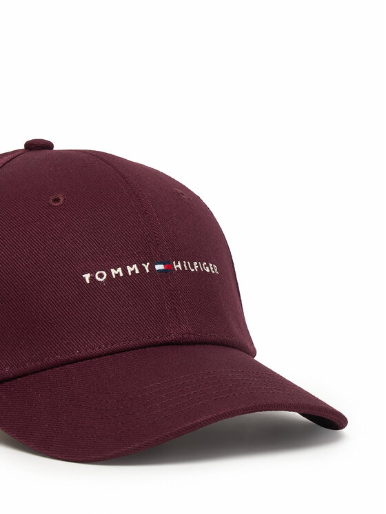 Tommy Hilfiger Baseball sapka Tommy Hilfiger Th Foundation Hct 6 Panel Cap AM0AM14045 Bordó