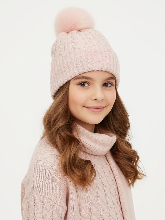 Guess Czapka Guess AGNOT1 NY224 Różowy