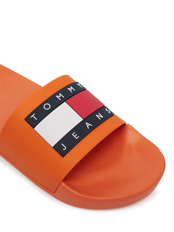 Tommy Jeans Klapki Tommy Jeans Tommy Jeans Pool Slide Ess EM0EM01191 Pomarańczowy
