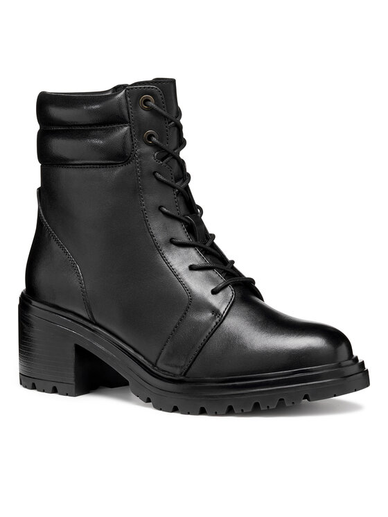 Geox Μποτίνια Geox D Damiana D56QCC 043TU C9999 Μαύρο