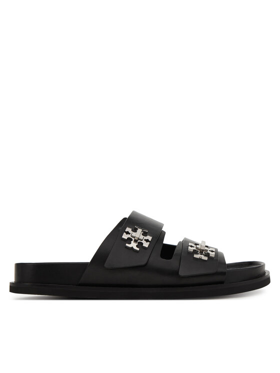 Tory Burch Шльопанці Tory Burch T Lock Sport Slide 175640 Чорний