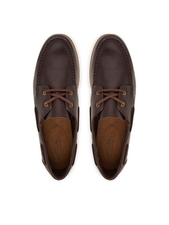 Clarks Туфлі Clarks Charmouth Lace 26186433 Коричневий