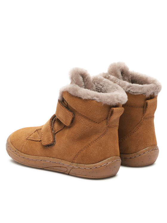Froddo Zābaki Froddo Minni Suede Velcro G2110126-2 S Brūns