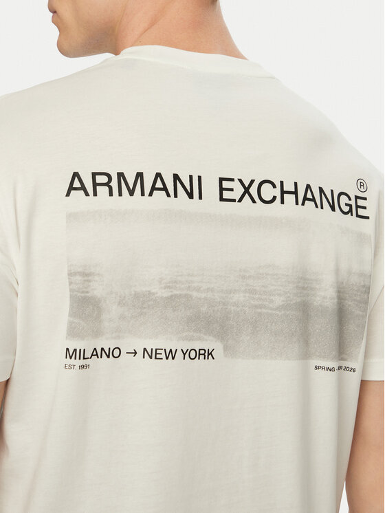 Armani Exchange Armani Exchange Camiseta XM002490 AF10358 U0009 Blanco Regular Fit
