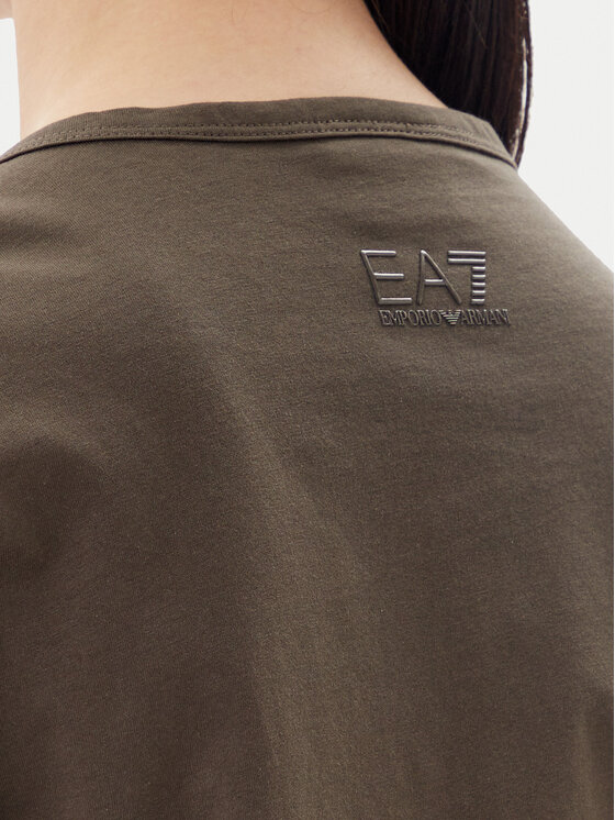 EA7 Emporio Armani EA7 Emporio Armani Marškinėliai 7W000098 AF12503 U6139 Ruda Loose Fit