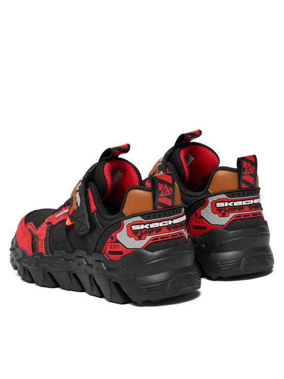 Skechers Sneakersy Skechers Mega-Flex Lite - Tuff Toolz 402130L/RDBK Czarny