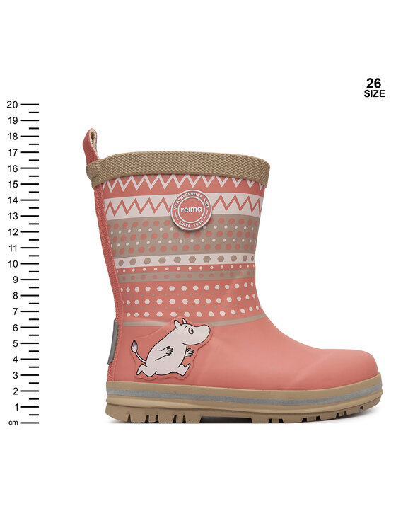 Reima Gumijas zābaki Reima Moomin Magisk Rain Boots 5400001B Rozā