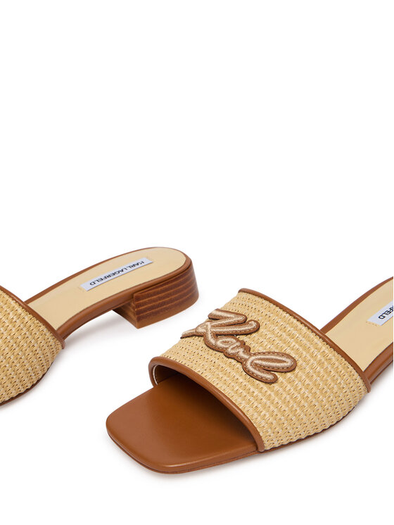 KARL LAGERFELD Шльопанці KARL LAGERFELD Petalo II KL80700A Бежевий