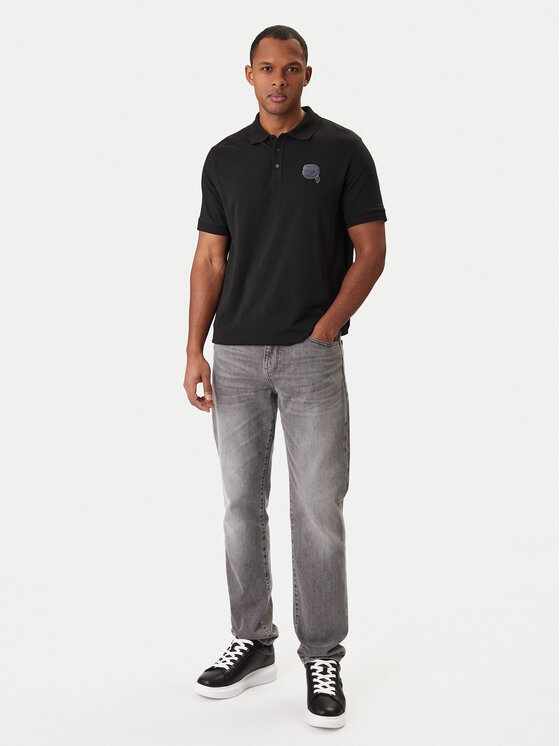 KARL LAGERFELD KARL LAGERFELD Polo 745022 561235 Negro Regular Fit