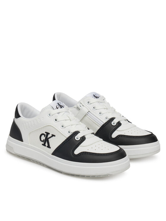Calvin Klein Jeans Superge Calvin Klein Jeans Low Cut Lace-Up Sneaker V3X9-82093-1697 S Bela