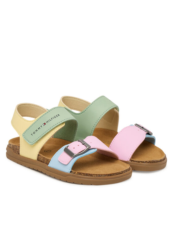 Tommy Hilfiger Sandali Tommy Hilfiger T3A2-34307-0326 S Multicolore