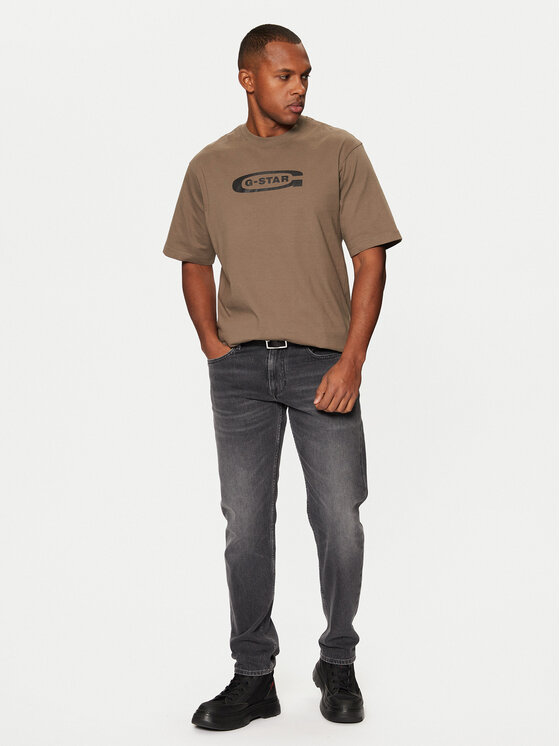 G-STAR G-Star Raw Футболка D26350 Коричневий Boxy Fit