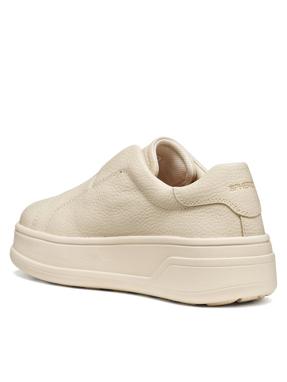 Geox Laisvalaikio batai Geox D Spherica Ecub-2 D65WVE 46 C1122 Kreminė