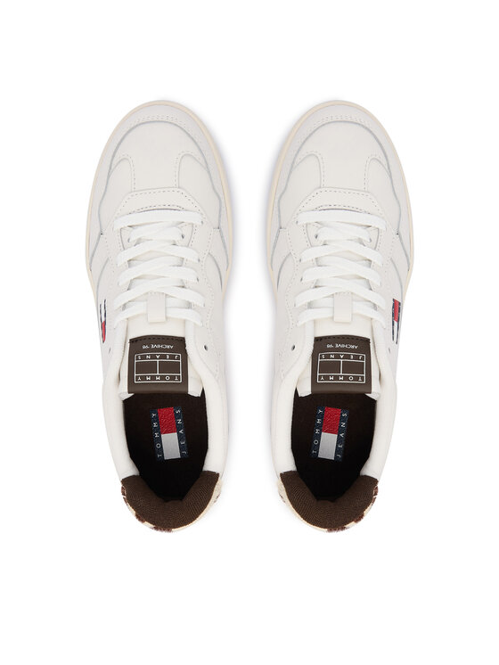 Tommy Jeans Sneakers Tommy Jeans Archive '98 Calf Hair Tab EN0EN03002 Écru