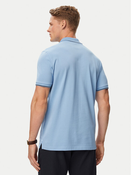 Beverly Hills Polo Club Beverly Hills Polo Club Polo P-SS26M-P42561BBU Azul claro Regular Fit
