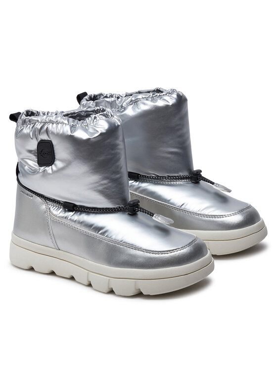 Geox Čizme za snijeg Geox J WILLABOOM GIRL B A J46HWE 0LVNF C0474 S Srebrna