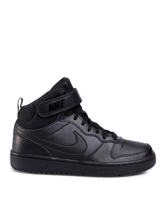 Nike Сникърси Nike Court Borough Mid 2 (GS) CD7782 001 Черен