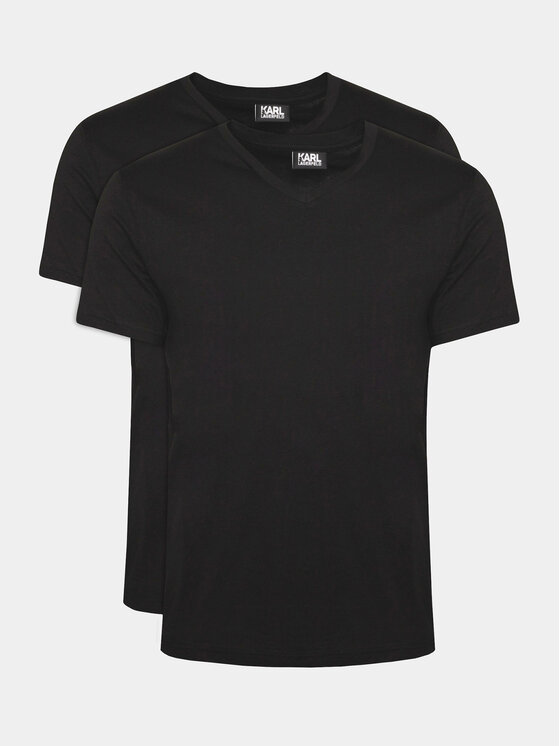 KARL LAGERFELD KARL LAGERFELD Σετ t-shirts 765001 500298 Μαύρο Slim Fit