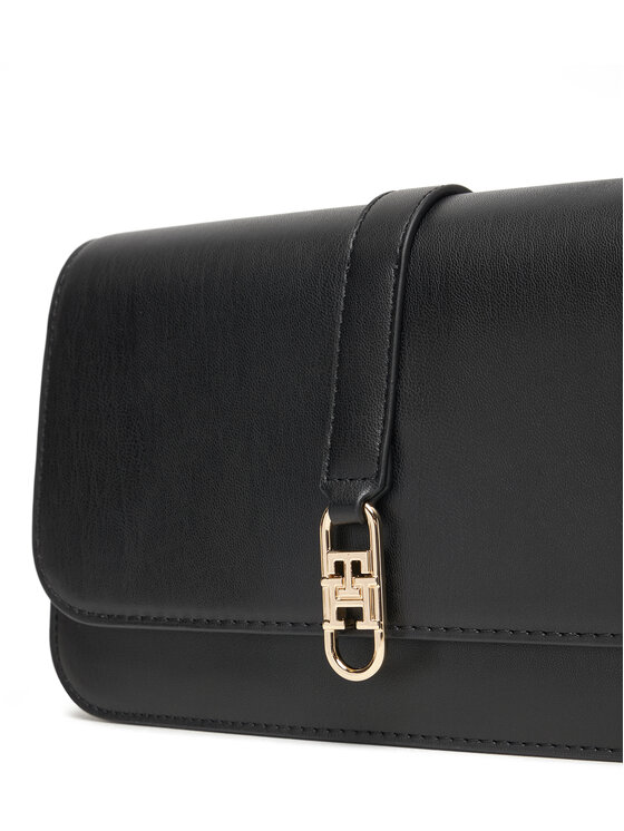 Tommy Hilfiger Torbica Tommy Hilfiger Th Libre Flap Crossover AW0AW17723 Crna