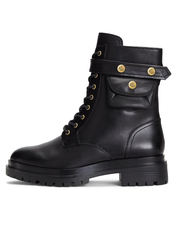 LAUREN RALPH LAUREN Outdoorová obuv Lauren Ralph Lauren 802916475001 Čierna