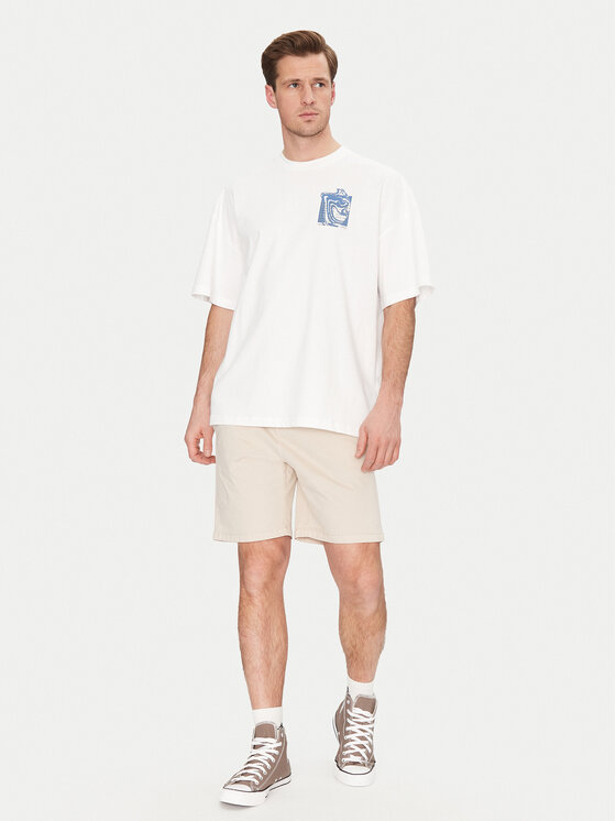 Resteröds Resteröds Majica Dev 20251 2055 Bela Regular Fit