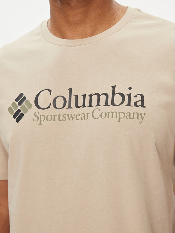 Columbia Columbia Camiseta Csc Basic Logo™ 1680053 Marrón Regular Fit